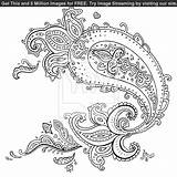 Paisley Coloring Pages Printable Adult Drawing Adults Easy Color Getcolorings Getdrawings Colorings sketch template