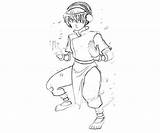 Toph Avatar Pages Coloring Skill Bei Fong Template sketch template