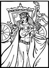 Princess Coloring Leonora Pages Adult Musings Inkspired Dover sketch template