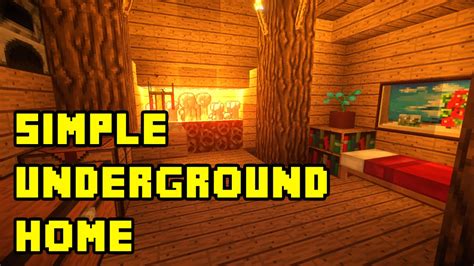 minecraft simple underground housebase tutorial xboxpc