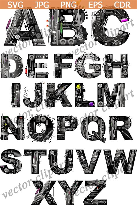 alphabet svg alphabet clipart alphabet svg files alphabet etsy