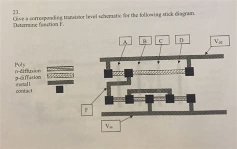 give   transistor level schematic  cheggcom