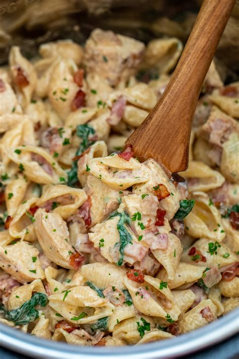 instant pot chicken bacon ranch pasta video sweet  savory meals