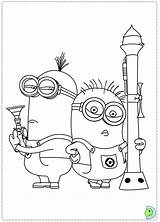Coloring Despicable Dinokids Pages Minions Print Close Drawing sketch template