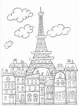 Versace Eiffel sketch template