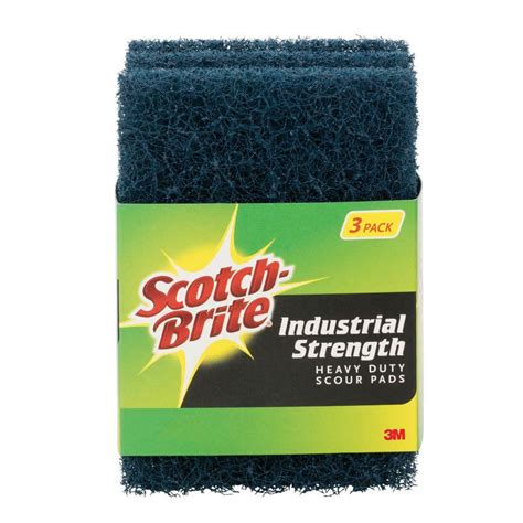 scotch brite heavy duty industrial strength scour pad  pack hd cc  home depot