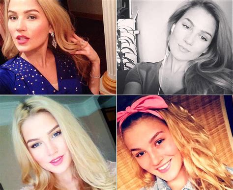stunning selfies breathtaking blonde named world s most photogenic girl daily star