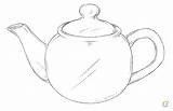 Teapot Step sketch template