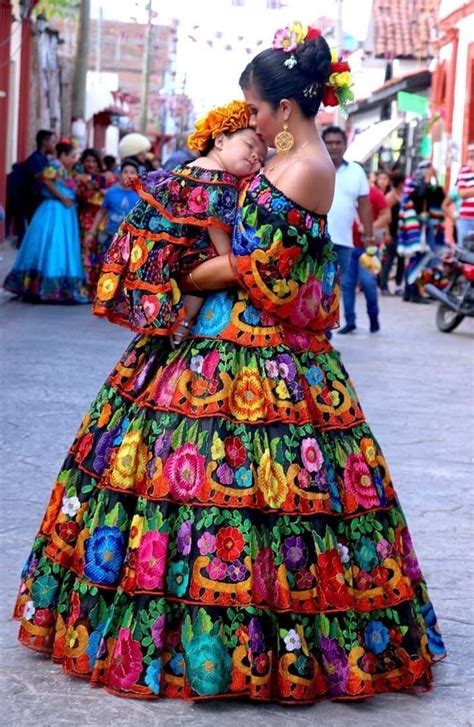 Chiapaneca Traditional Mexican Dress Mexican Outfit Traditional Attire