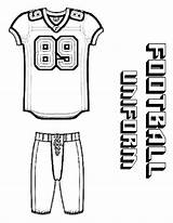 Jersey Football Template Coloring Printable Pages Clipart Drawing Jerseys Player Players Soccer Basketball Clip Team Shirt Sports Easy Cliparts Search sketch template