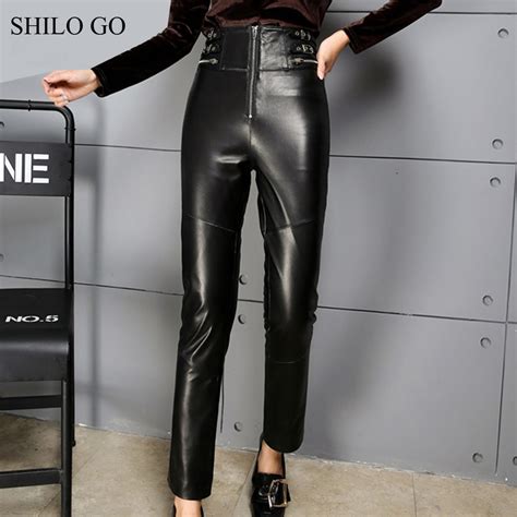 buy shilo go leather pants womens autumn fashion
