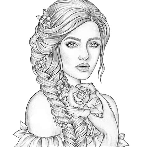 detailed coloring pages  adults