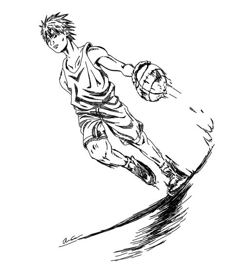 manga style basketball drawing ranimesketch