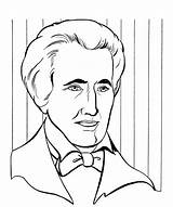 Andrew Jackson Coloring President Sketch Cartoon Drawing Pages James Madison Johnson Book Getdrawings Lewis Ray Comment First Coloringpagebook Sketches Clinton sketch template
