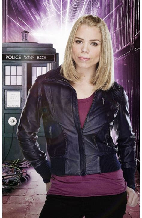 billie piper doctor who rose tyler leather jacket