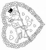 Coloring Pages Cute Valentine Easy Valentines Heart Kleurplaten Printable Valentijn Colouring Valentijnsdag Zo Kleurplaat Da Colorare Valentino San Disegni Valentin sketch template