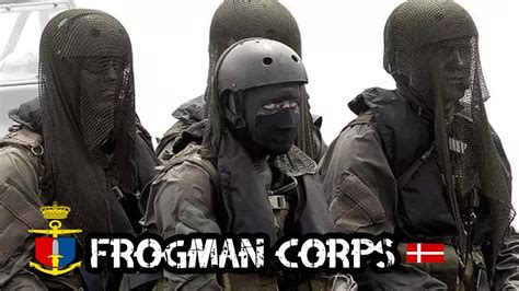 danish frogman corps fromandskorpset  scariest camouflage youtube
