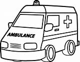 Ambulance Coloring Good Pages Car sketch template