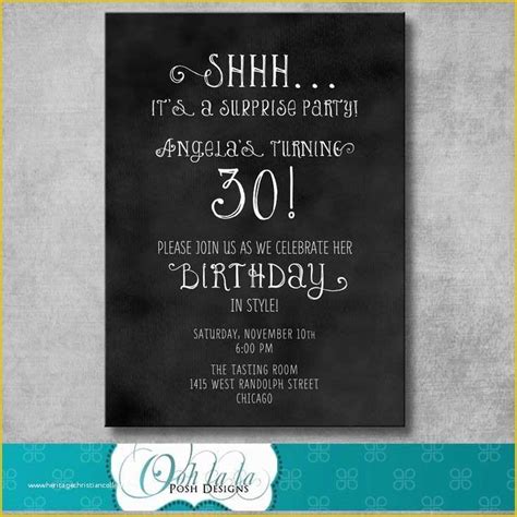 Male Birthday Invitation Templates Free