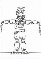 Withered Chica Baldi Nights sketch template
