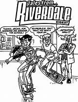Riverdale Pages Coloring Archie Comics Wecoloringpage Sheets Colouring Template Nice sketch template
