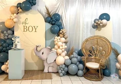 adorable baby shower backdrop ideas      pop