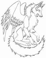 Coloring Pages Wolves Wings Wolf Cool Winged Realistic Bird Print Female Printable Color Sheets Template Twilight Getcolorings Getdrawings Coloringhome Popular sketch template