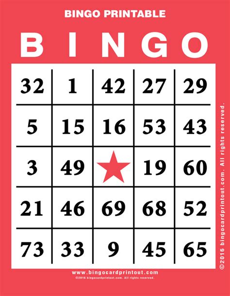 bingo printable bingocardprintoutcom