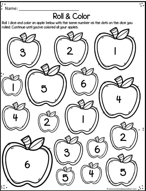 apple printables  kindergarten printable templates