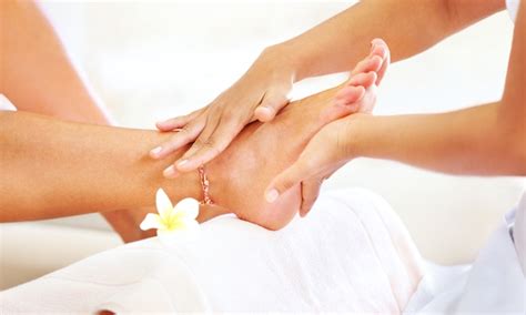 foot scrub  reflexology traditional remedies massage spa groupon