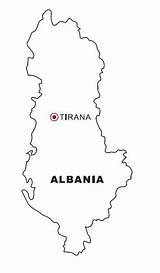 Albania Cartine Nazioni Geografiche Albanien Stampare Condividi sketch template