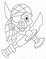 Pirate Coloriage Skeleton Bestcoloringpages Skull Colorier Coloriages sketch template