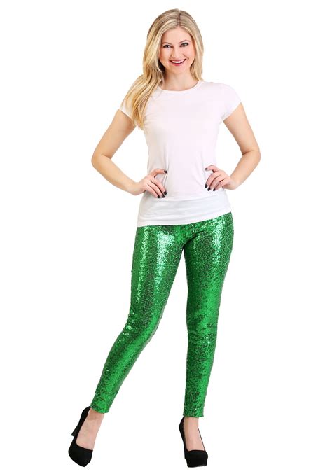 Tipsy Elvestipsy Elves Women S Green Sequin Leggings Dailymail