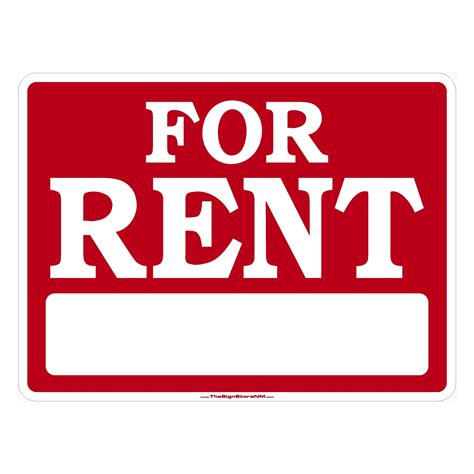 rent sign   sign store nm