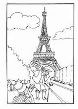Eiffel Frankreich Colouring Coaster Ausmalbild Insertion sketch template