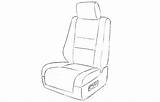 Seat sketch template