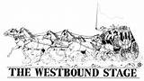 Wells Fargo Coloring Pages Stage Old Gif Westbound West Template Logo Museum sketch template