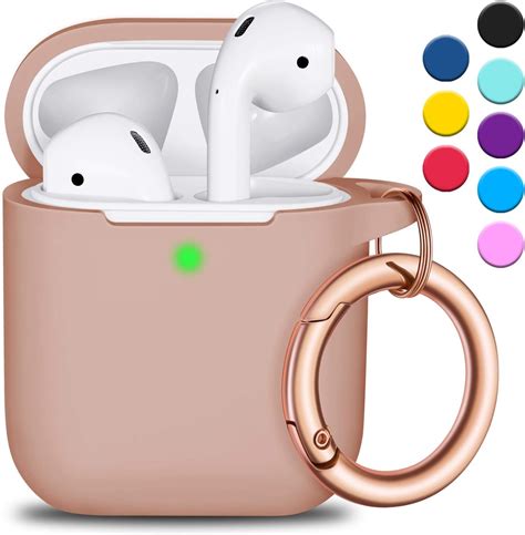 fun airpods case cover  keychain full protective silicone airpods accessories skin cover