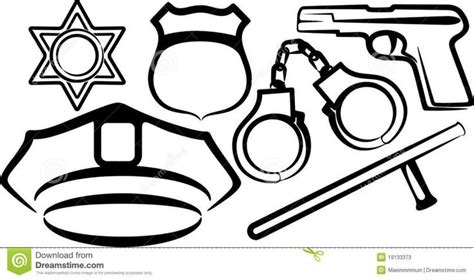 police officer hat coloring page sketch coloring page police officer