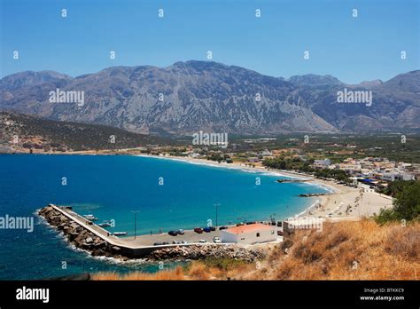 pachia ammos beach crete greece stock photo alamy