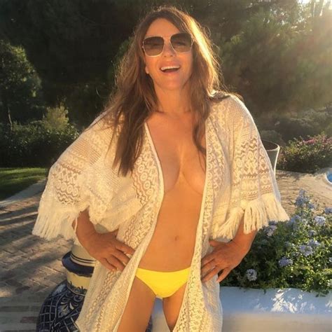 Liz Hurley Says Doing The Dishes Helps Keeps Her Incredible Body In