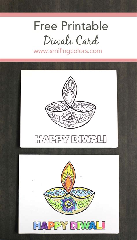 printable happy diwali card smitha katti