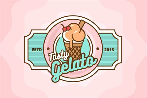 ice cream logo vector art icons  graphics