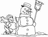 Coloring Christmas Pages Snowman Printable Print Holiday Color Boy Book Kids Happy Books Filminspector sketch template
