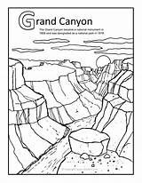 Canyon Grand Coloring Pages Clipart Kids Arizona National Park Desert Clip Crafts Sheets Activities Color Google Trip Cliparts Book Colouring sketch template