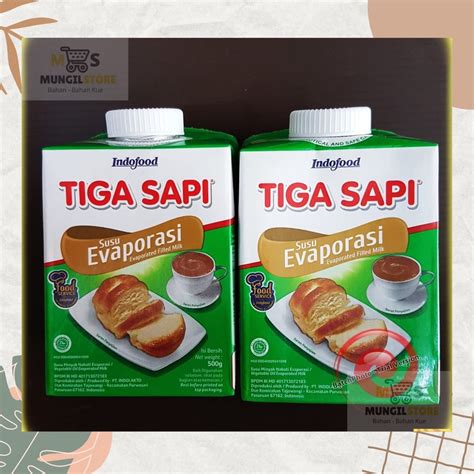 Jual Susu Evaporasi Tiga Sapi Indofood 500g Shopee Indonesia
