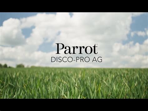 parrot disco pro ag  drone au service de lagriculture