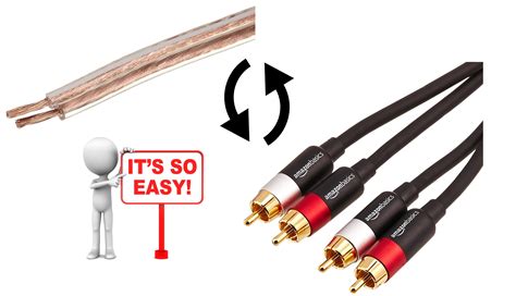 connecting speaker wire  rca simple sswi tv sswi tv