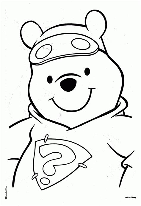 coloring pages  pooh bear coloring home