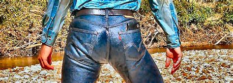 wet  mud overalls levis jeans flickriver photoset levis stfs wet soaking jeans lubed